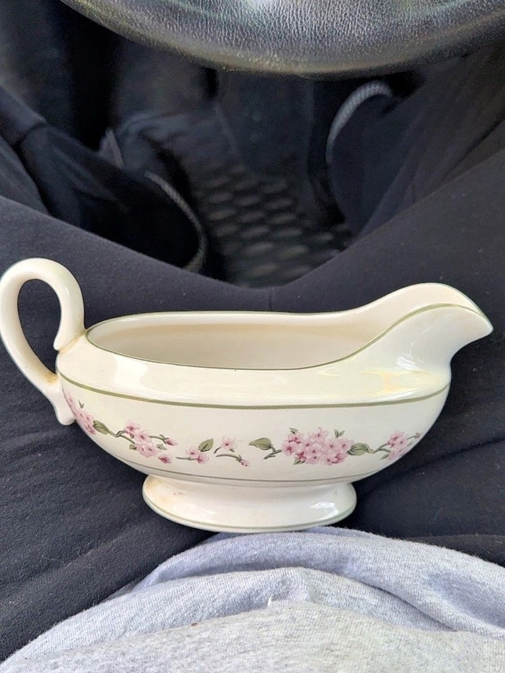 gravy boat from the Martha Stewart Everyday Hydrangea Collection